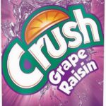 Crush grape raisin
