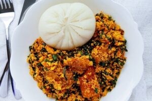 Poundo With Soup